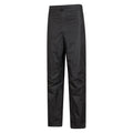Black - Side - Mountain Warehouse Mens Spray Waterproof Regular Pants