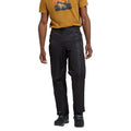 Black - Pack Shot - Mountain Warehouse Mens Spray Waterproof Regular Pants