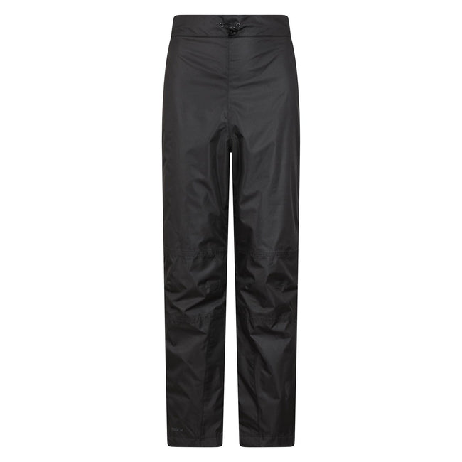 Black - Front - Mountain Warehouse Mens Spray Waterproof Regular Pants