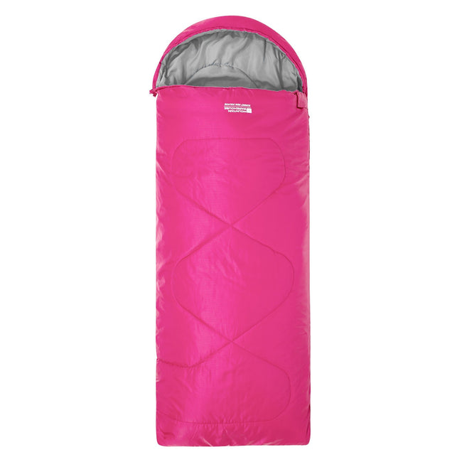 Pink - Front - Mountain Warehouse Childrens-Kids Summit Mini Sleeping Bag