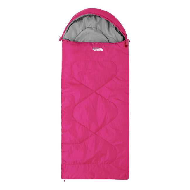Pink - Side - Mountain Warehouse Childrens-Kids Summit Mini Sleeping Bag