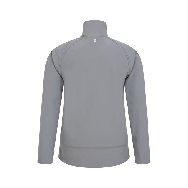Gray - Back - Mountain Warehouse Mens Colossus Soft Shell Jacket