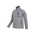 Gray - Side - Mountain Warehouse Mens Colossus Soft Shell Jacket