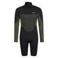Black - Front - Mountain Warehouse Mens Nassau Short Wetsuit
