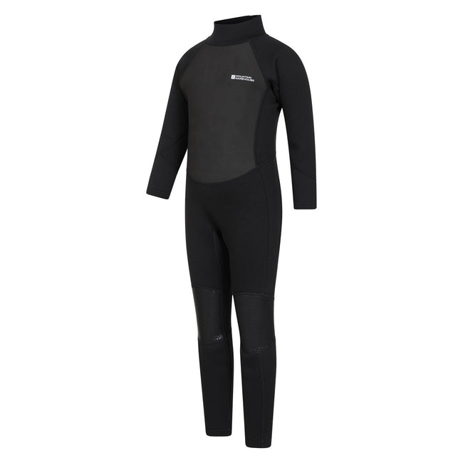 Black - Side - Mountain Warehouse Childrens-Kids Wetsuit