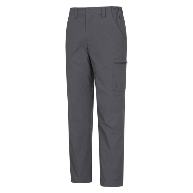 Gray - Side - Mountain Warehouse Mens Stretch Winter Hiking Trousers