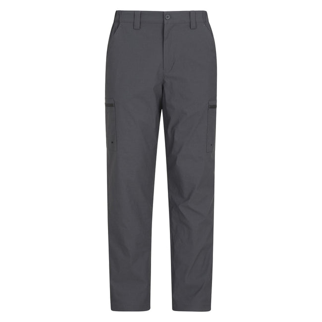Gray - Front - Mountain Warehouse Mens Stretch Winter Hiking Trousers