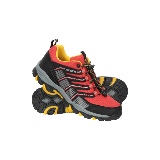 Dark Red - Front - Mountain Warehouse Childrens-Kids Bolt Waterproof Sneakers