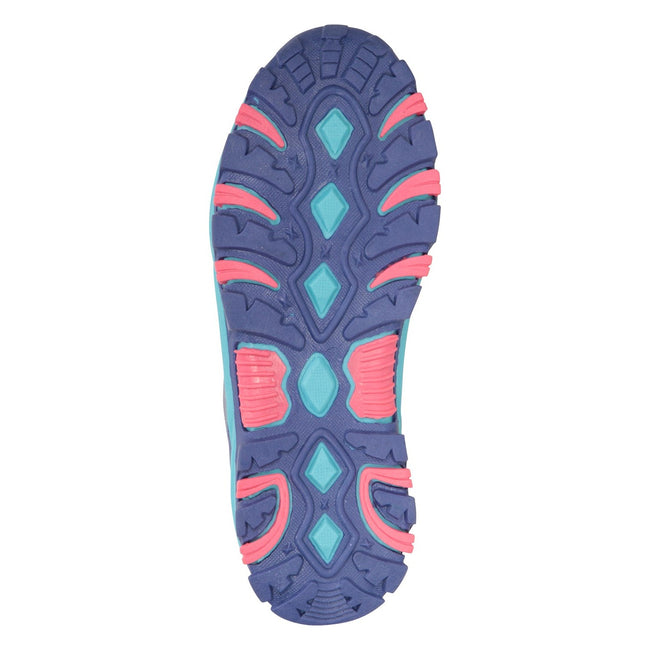 Blue - Close up - Mountain Warehouse Childrens-Kids Bolt Waterproof Sneakers