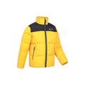 Yellow - Side - Mountain Warehouse Childrens-Kids Voltage Extreme Down Jacket