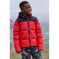 Red - Front - Mountain Warehouse Childrens-Kids Voltage Extreme Down Jacket