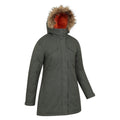 Dark Green - Side - Mountain Warehouse Womens-Ladies Flare Parka