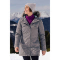 Gray - Front - Mountain Warehouse Womens-Ladies Flare Parka