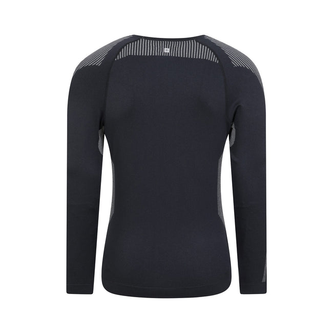 Black - Back - Mountain Warehouse Mens Freestyle Base Layer Set