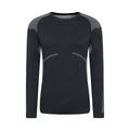 Black - Pack Shot - Mountain Warehouse Mens Freestyle Base Layer Set