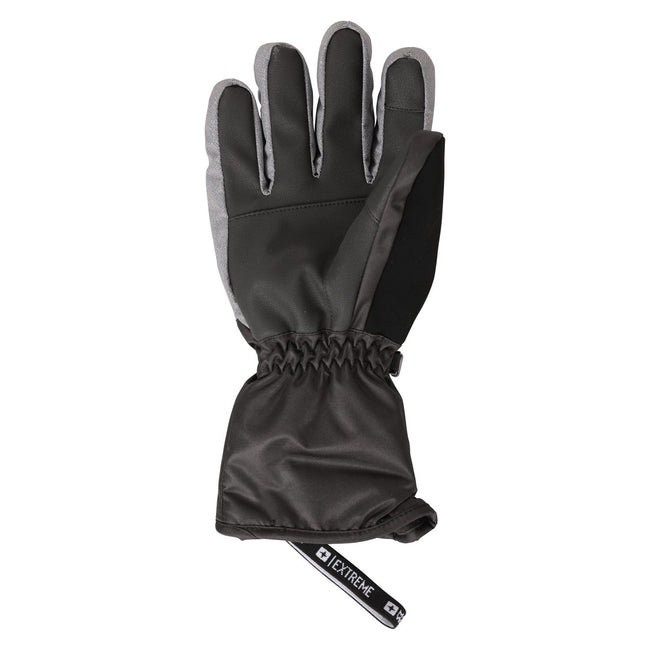 Gray-Black - Back - Mountain Warehouse Mens Thinsulate Ski Gloves
