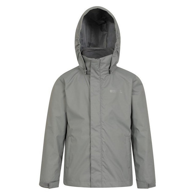 Light Khaki - Back - Mountain Warehouse Childrens-Kids Fell 3 in 1 Jacket