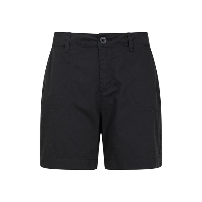 Black - Front - Mountain Warehouse Womens-Ladies Bayside Shorts