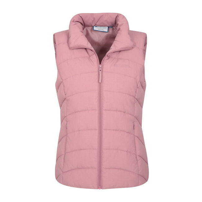 Soft Pink - Pack Shot - Mountain Warehouse Womens-Ladies Opal Padded Vest