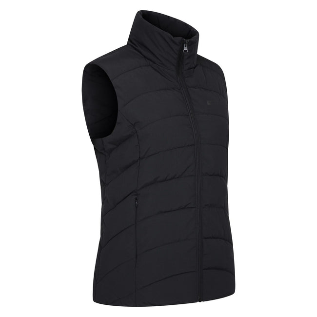 Black - Back - Mountain Warehouse Womens-Ladies Opal Padded Vest