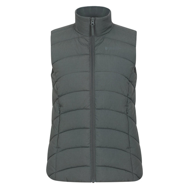 Cactus Green - Front - Mountain Warehouse Womens-Ladies Opal Padded Vest