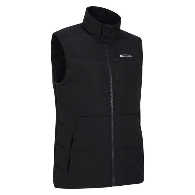 Black - Side - Mountain Warehouse Mens Move Padded Vest