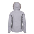 Gray - Back - Mountain Warehouse Womens-Ladies Blizzard Textured Ski Jacket
