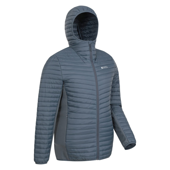 Dark Grey - Lifestyle - Mountain Warehouse Mens Canyon II Padded Jacket
