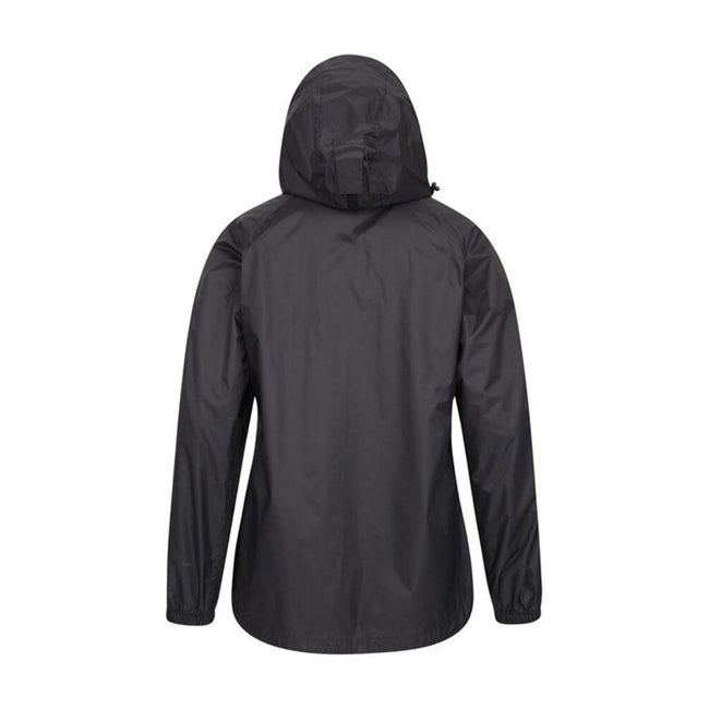 Black - Back - Mountain Warehouse Childrens-Kids Pakka Waterproof Jacket