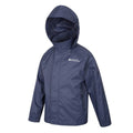 Blue - Side - Mountain Warehouse Childrens-Kids Pakka Waterproof Jacket