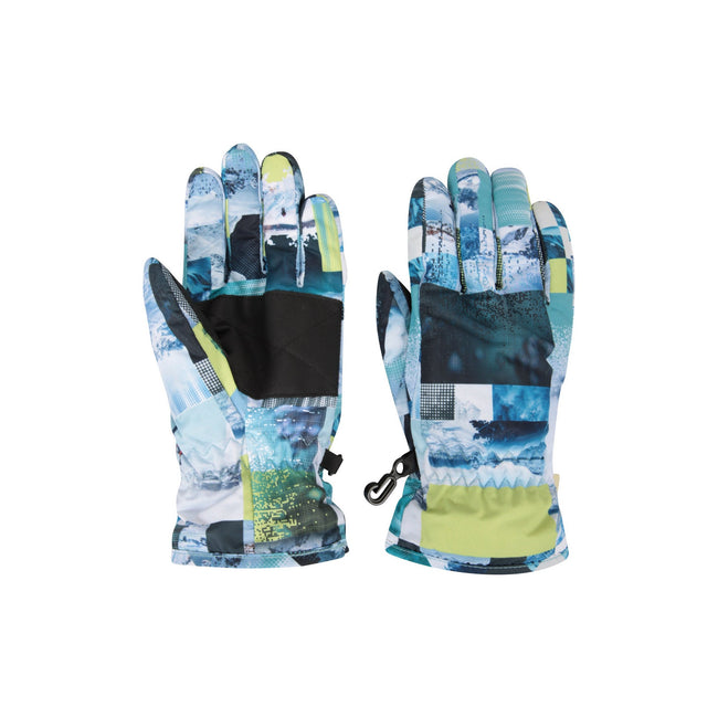 Yellow - Pack Shot - Mountain Warehouse Childrens-Kids Winter Accessories Set