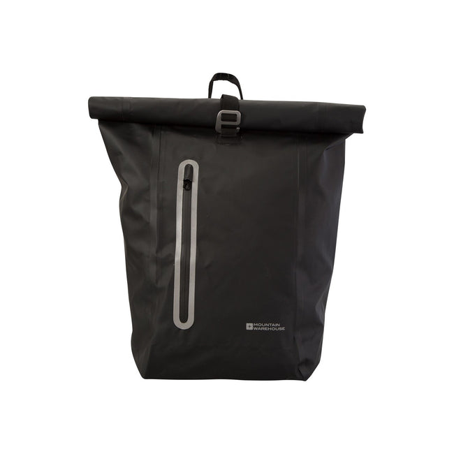 Black - Front - Mountain Warehouse Tempest Waterproof 6.6gal Knapsack