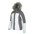 White - Side - Mountain Warehouse Womens-Ladies Pyrenees Padded Ski Jacket