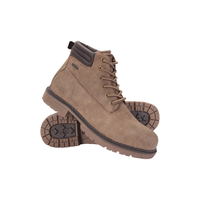 Light Brown - Close up - Mountain Warehouse Mens Gorge Waterproof Boots