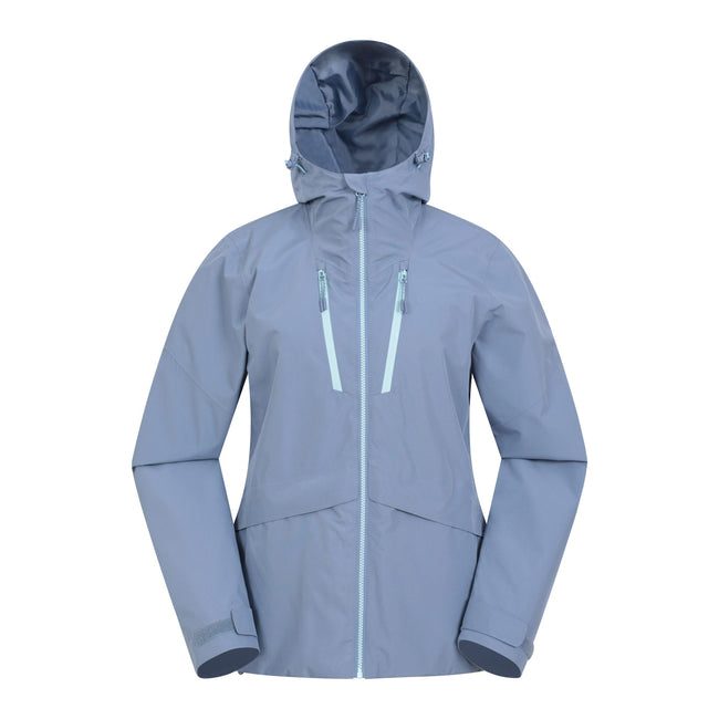Blue - Front - Mountain Warehouse Womens-Ladies Tokyo Waterproof Jacket