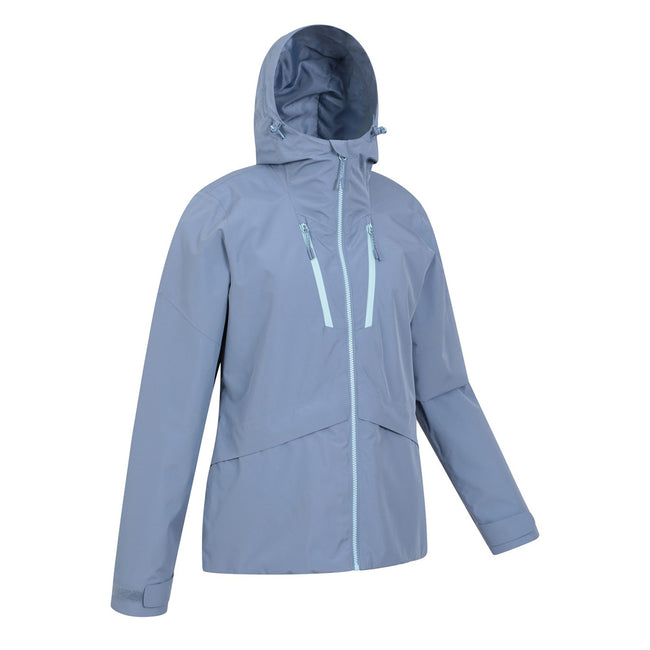 Blue - Back - Mountain Warehouse Womens-Ladies Tokyo Waterproof Jacket