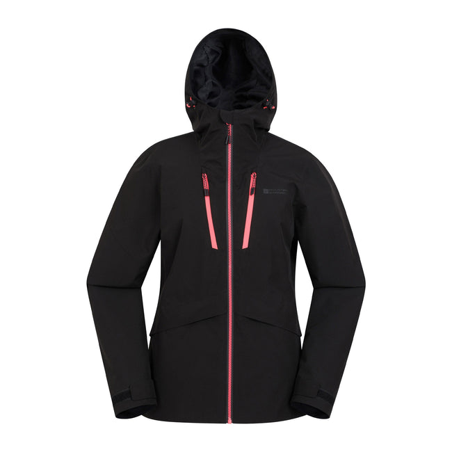 Black - Front - Mountain Warehouse Womens-Ladies Tokyo Waterproof Jacket