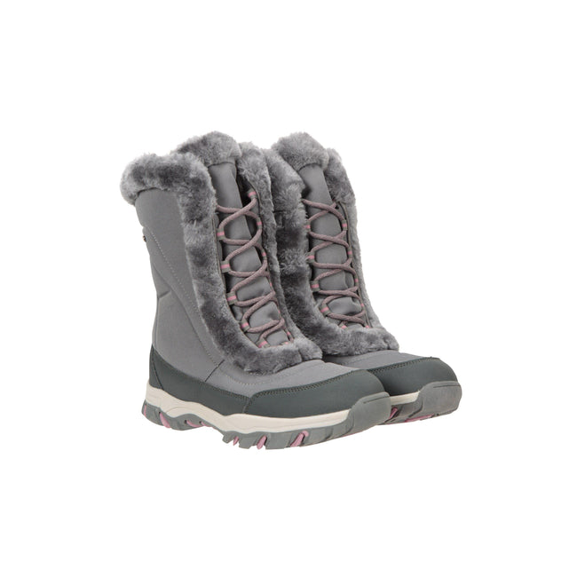 Light Khaki - Front - Mountain Warehouse Womens-Ladies Ohio Snow Boots