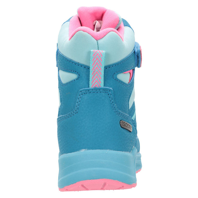 Turquoise - Back - Mountain Warehouse Childrens-Kids Dimension Waterproof Walking Boots