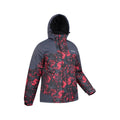 Dark Grey - Side - Mountain Warehouse Mens Shadow II Printed Ski Jacket