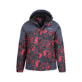 Dark Grey - Pack Shot - Mountain Warehouse Mens Shadow II Printed Ski Jacket