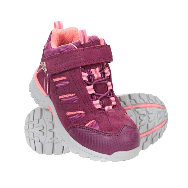 Berry - Close up - Mountain Warehouse Childrens-Kids Drift Waterproof Walking Boots