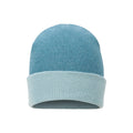 Blue - Side - Mountain Warehouse Womens-Ladies Contrast Winter Accessories Set