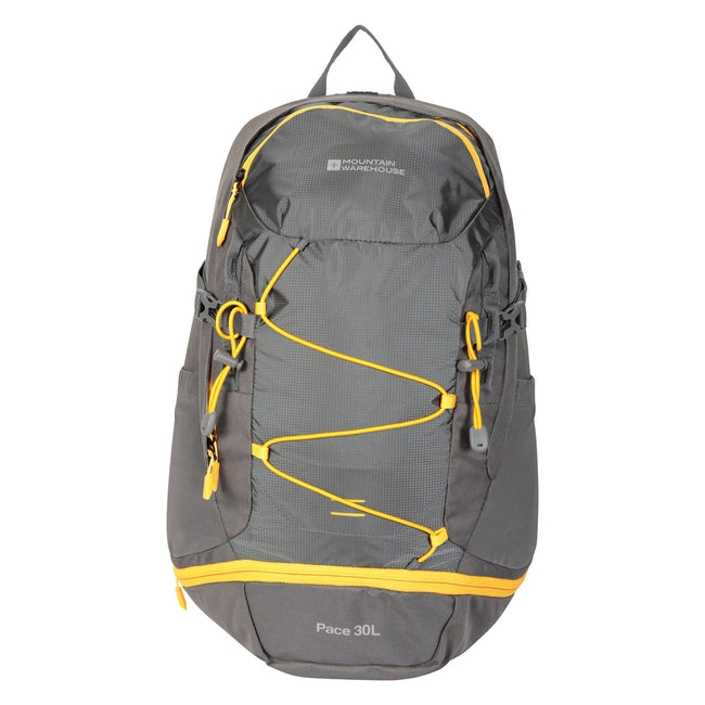 Gray-Orange - Front - Mountain Warehouse Pace 7.9gal Knapsack
