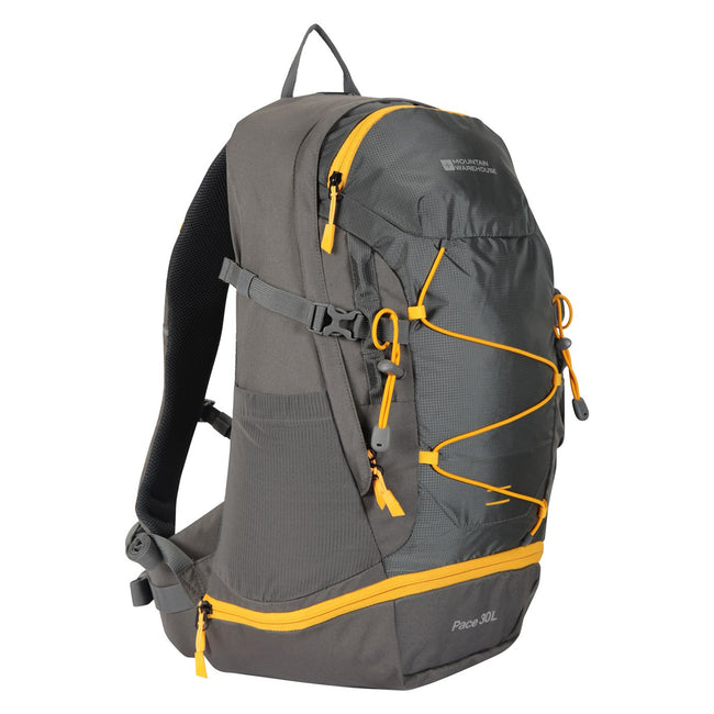 Gray-Orange - Back - Mountain Warehouse Pace 7.9gal Knapsack