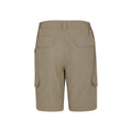 Beige - Pack Shot - Mountain Warehouse Mens Trek Convertible Pants
