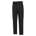 Black - Back - Mountain Warehouse Mens Trek Convertible Pants