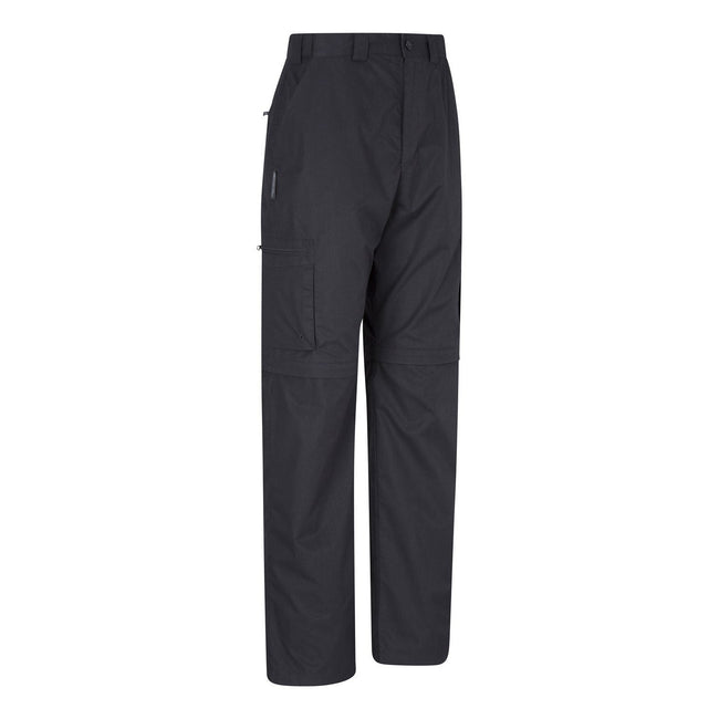 Black - Side - Mountain Warehouse Mens Trek Convertible Pants