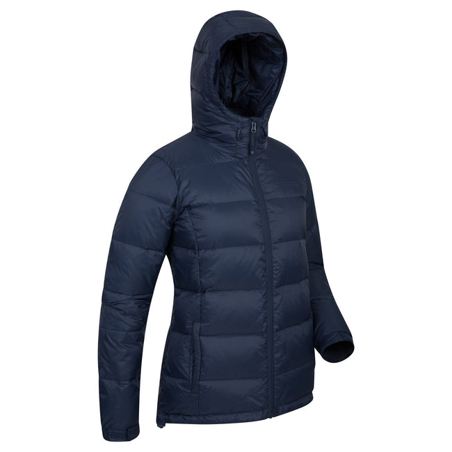 Navy - Side - Mountain Warehouse Womens-Ladies Aoraki Down Jacket