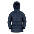 Navy - Front - Mountain Warehouse Womens-Ladies Aoraki Down Jacket